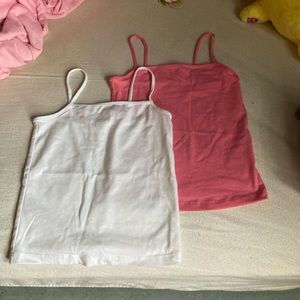 like new cropped tank tops spaghetti straps
